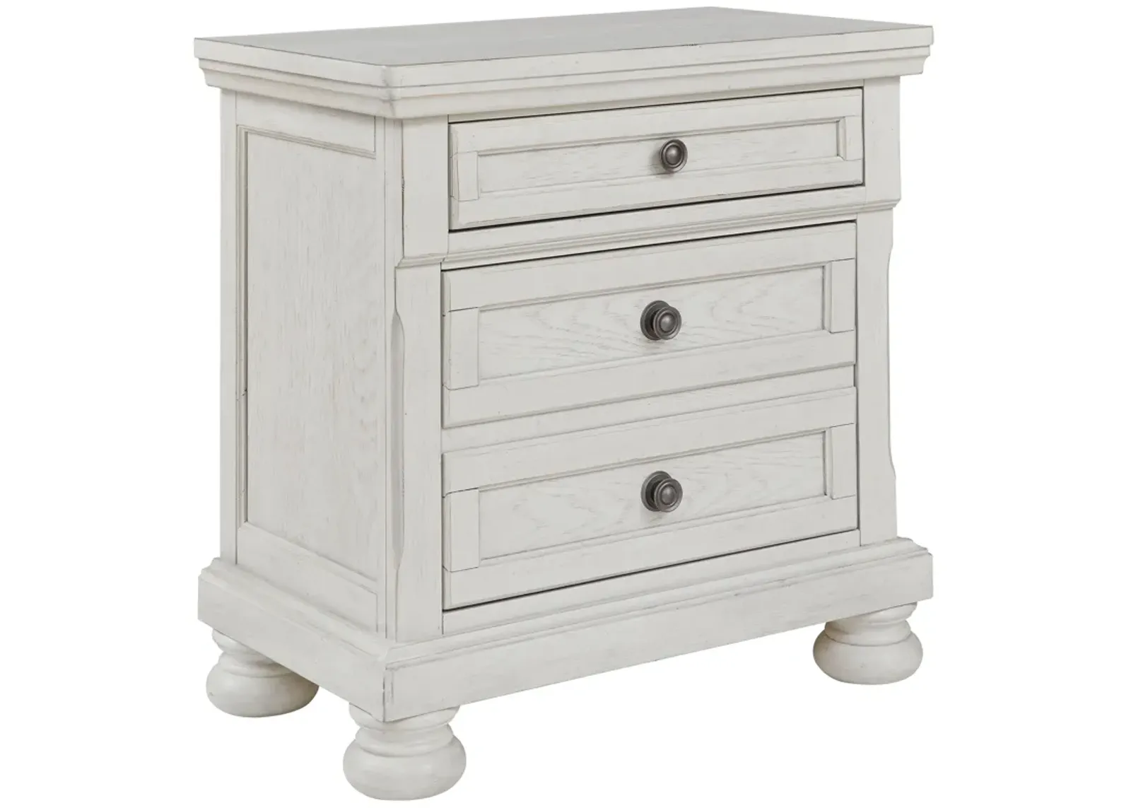 Robbinsdale - Antique White - Two Drawer Night Stand