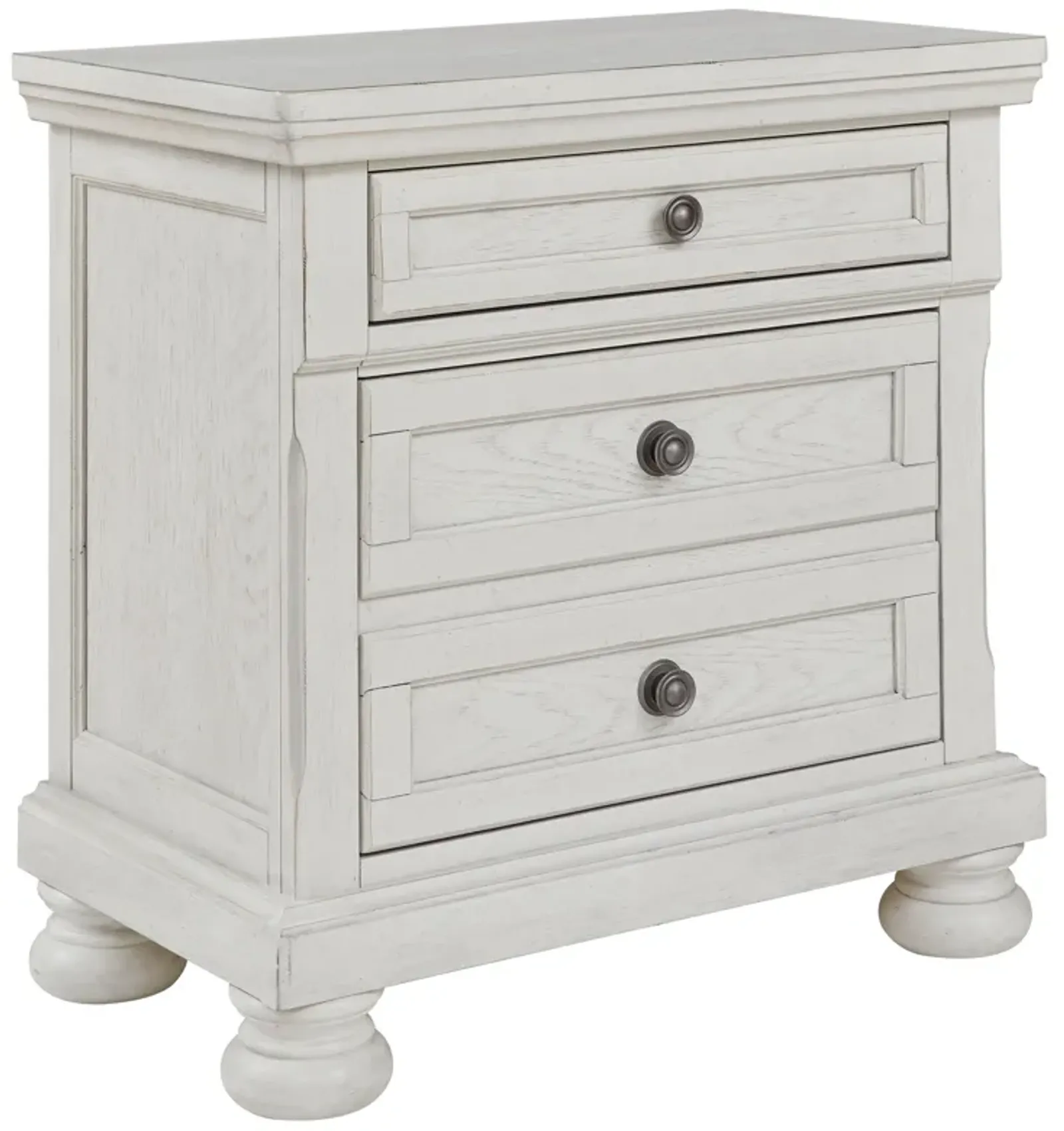 Robbinsdale - Antique White - Two Drawer Night Stand