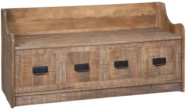 GarretTVille - Brown - Storage Bench