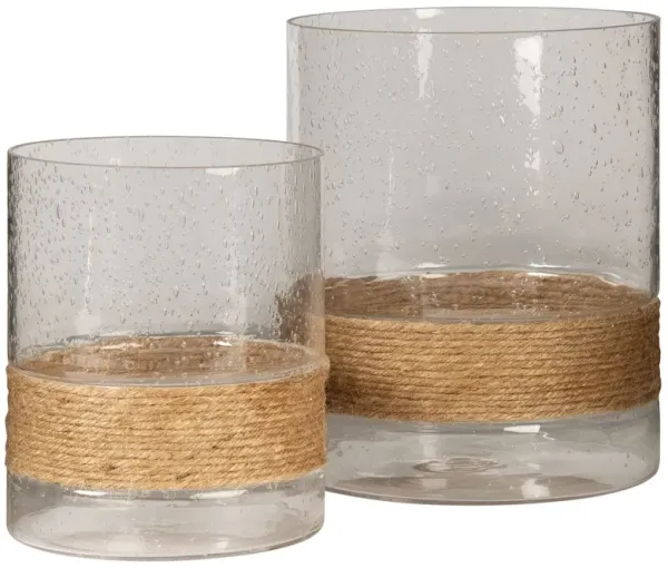 Eudocia - Clear - Candle Holder Set (Set of 2)
