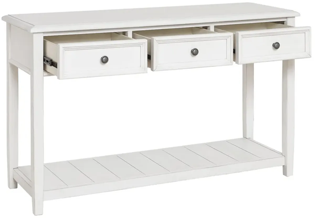 Kanwyn - Whitewash - Sofa Table