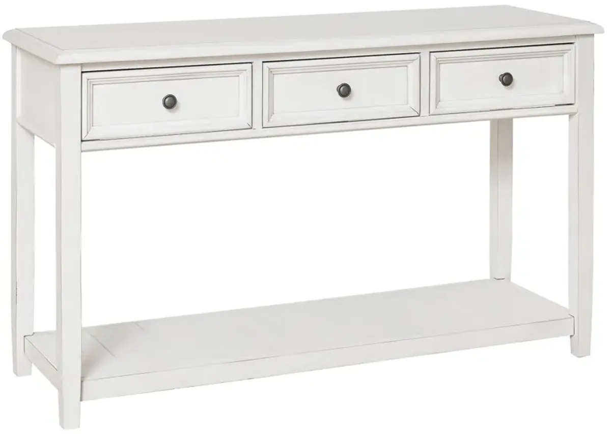 Kanwyn - Whitewash - Sofa Table