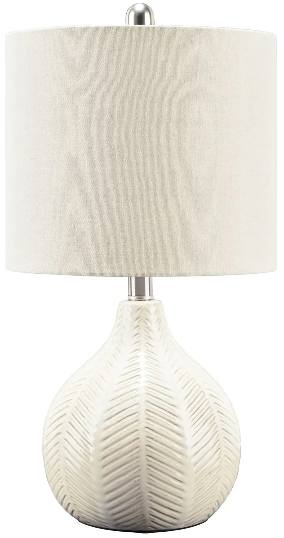 Rainermen - Off White - Ceramic Table Lamp