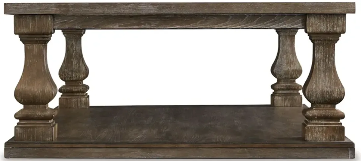 Johnelle - Rectangular Cocktail Table - Gray
