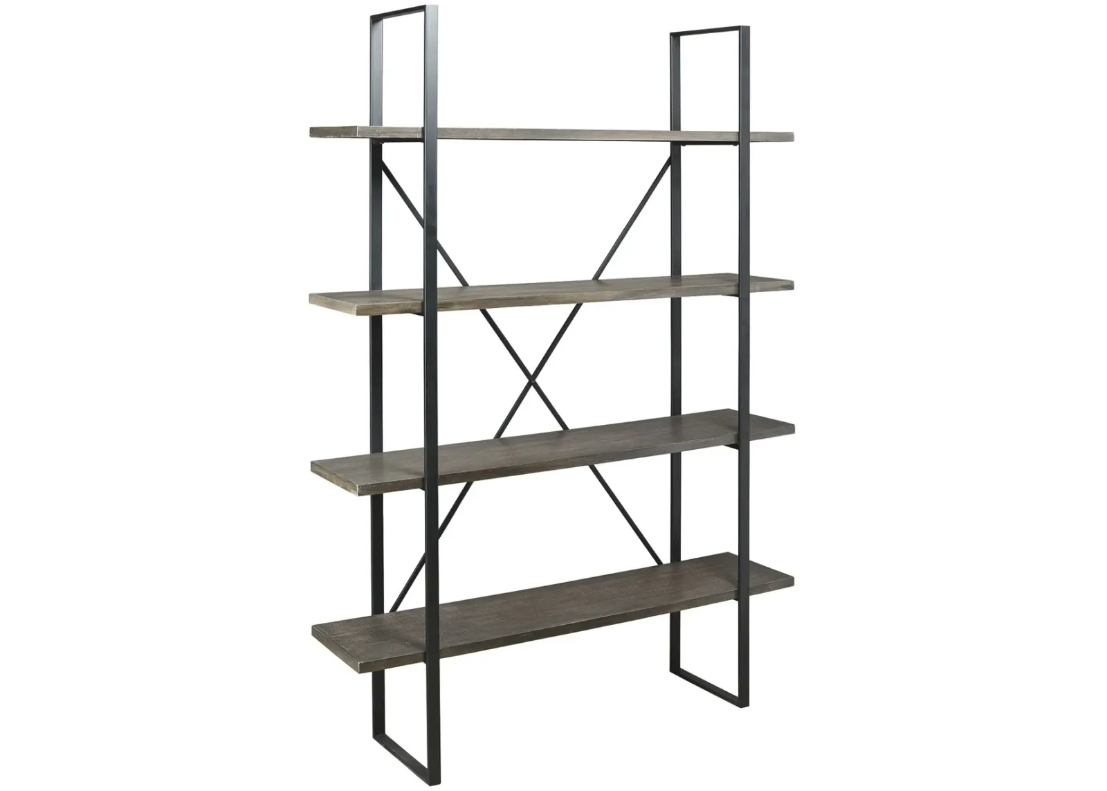 Gilesgrove - Black / Gray - Bookcase