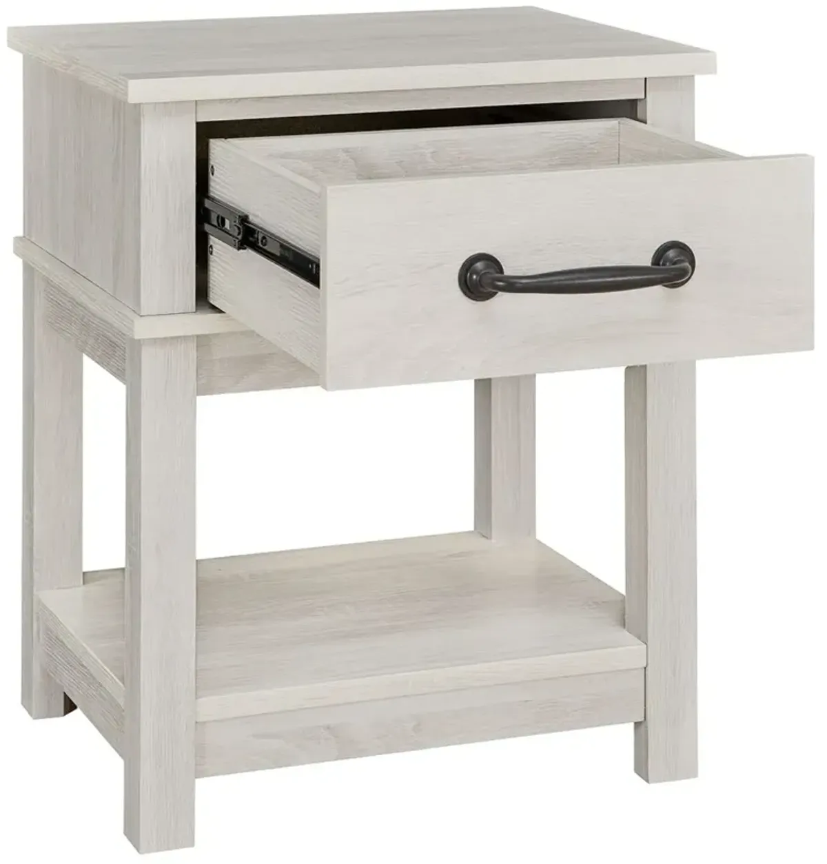 Dorrinson - White - One Drawer Night Stand