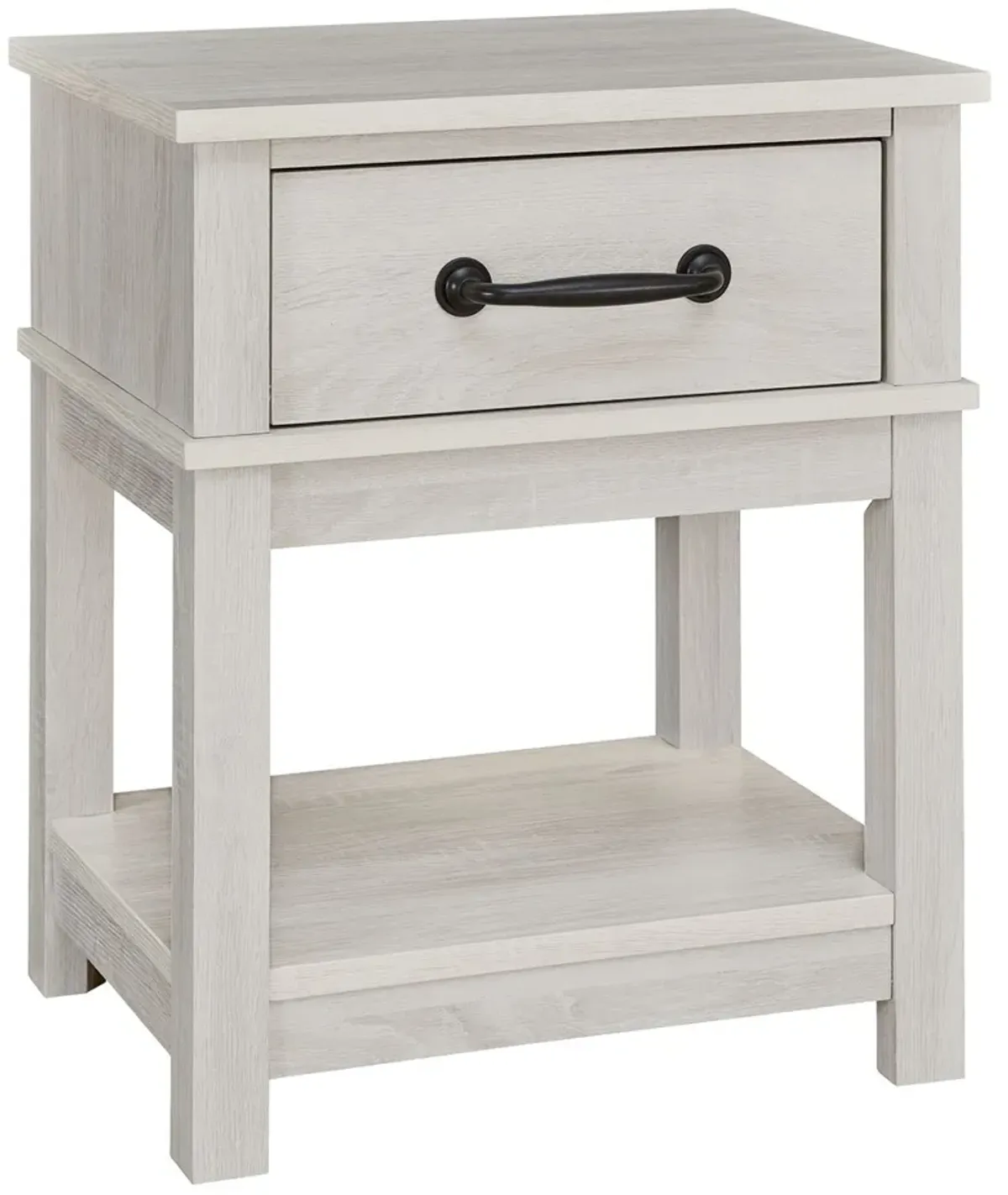 Dorrinson - White - One Drawer Night Stand