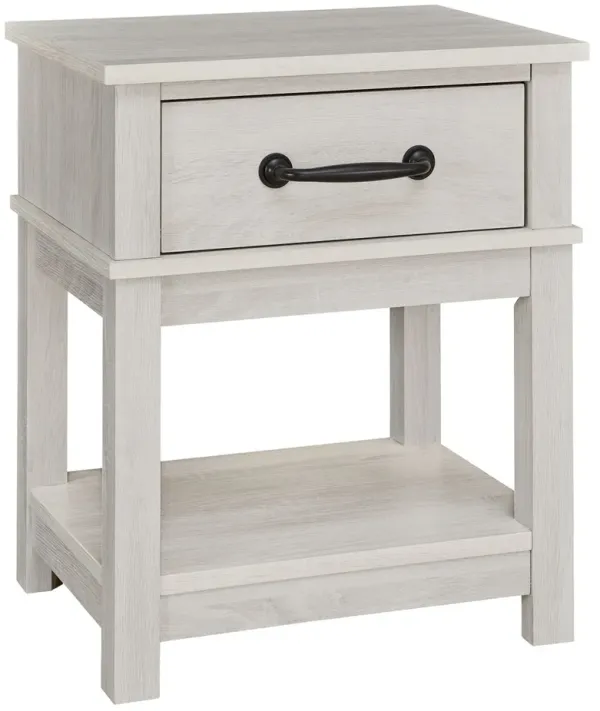 Dorrinson - One Drawer Night Stand - White