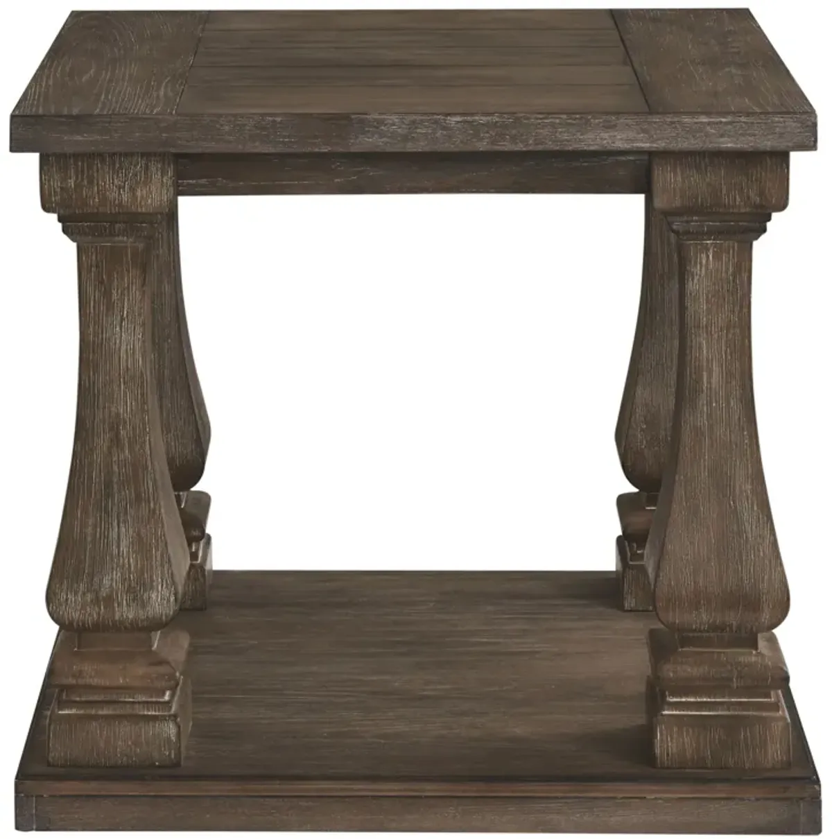 Johnelle - Gray - Rectangular End Table