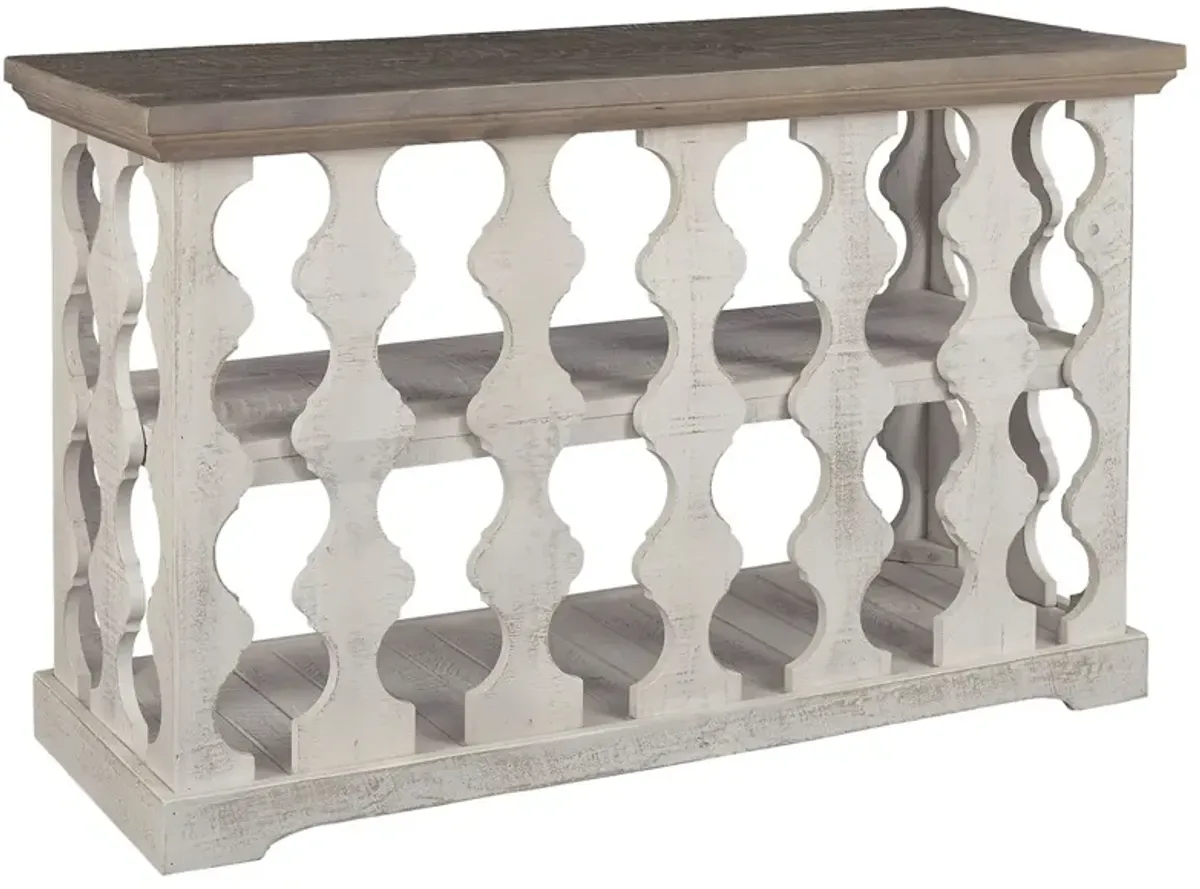 Havalance - Gray / White - Console Sofa Table