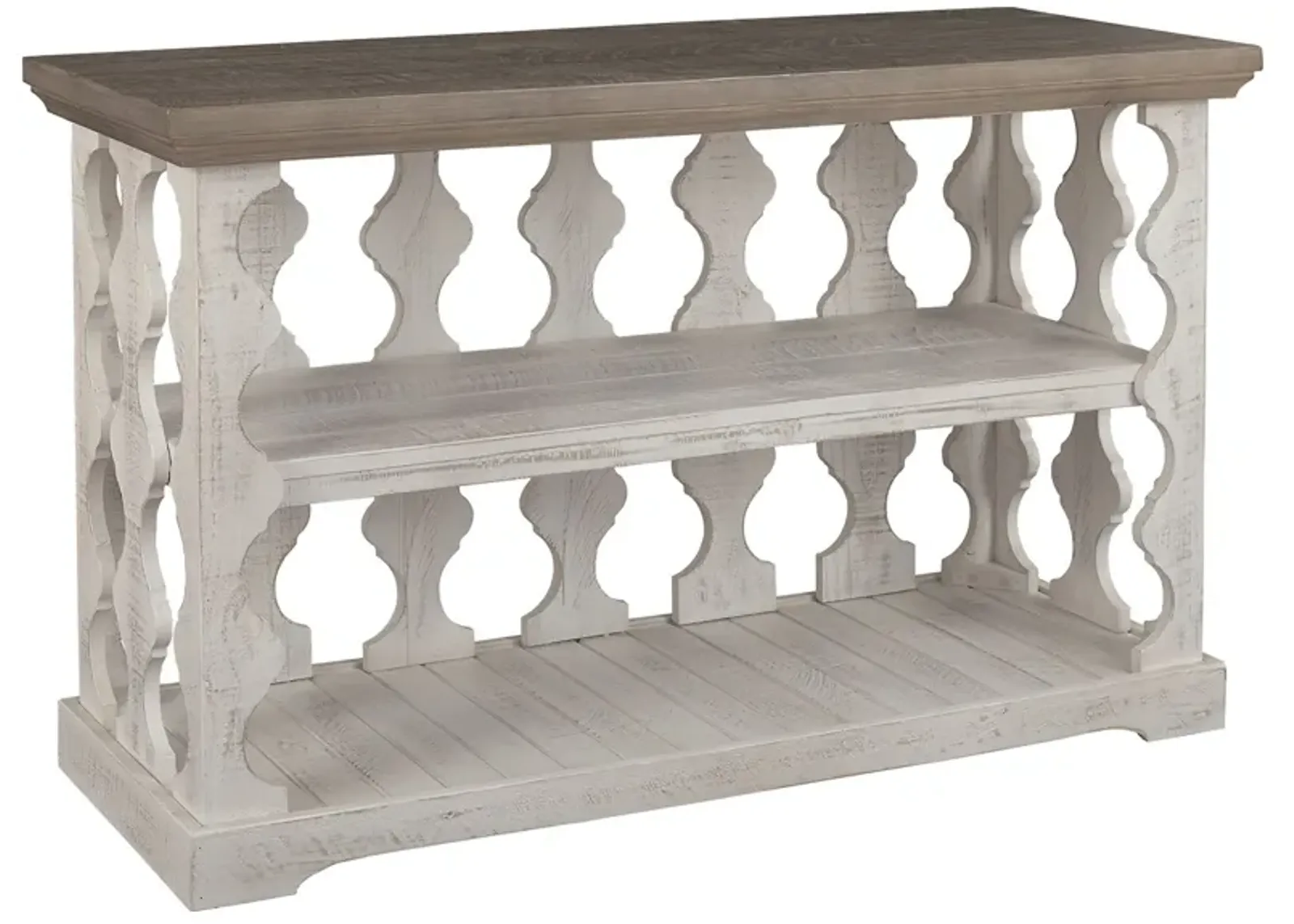 Havalance - Gray / White - Console Sofa Table