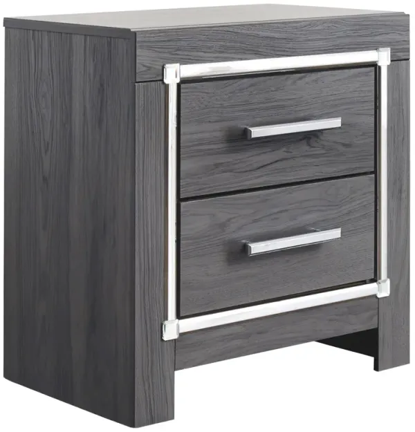 Lodanna - Two Drawer Night Stand - Gray
