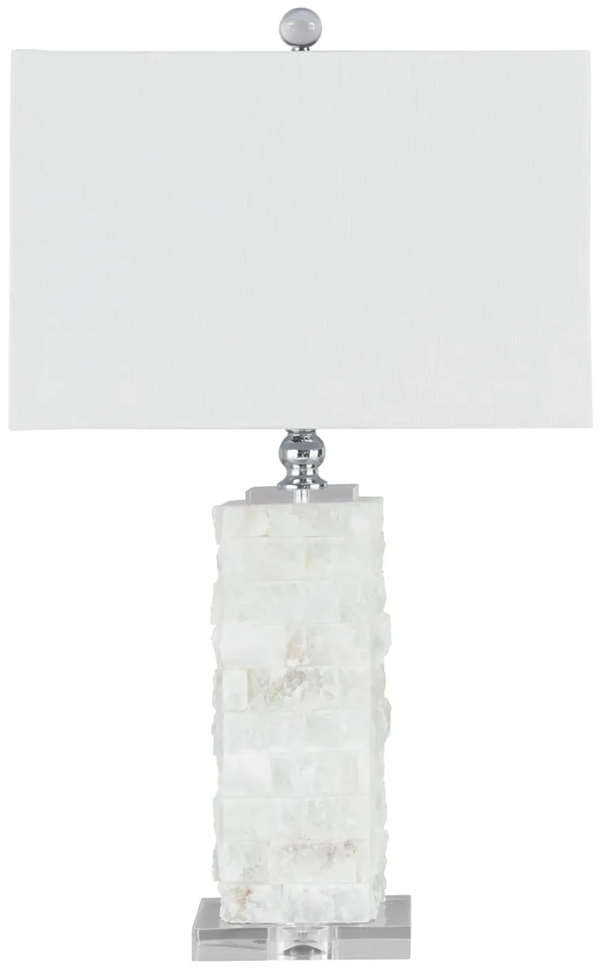 Malise - White - Alabaster Table Lamp