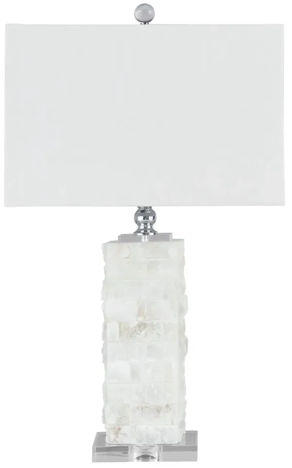 Malise - White - Alabaster Table Lamp