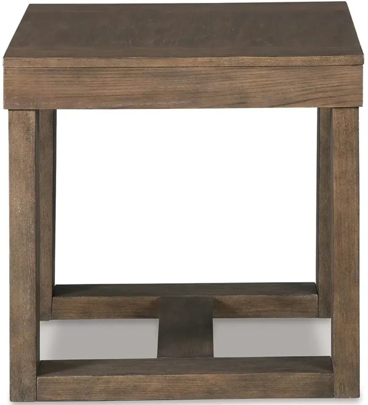 Cariton - Square End Table - Gray