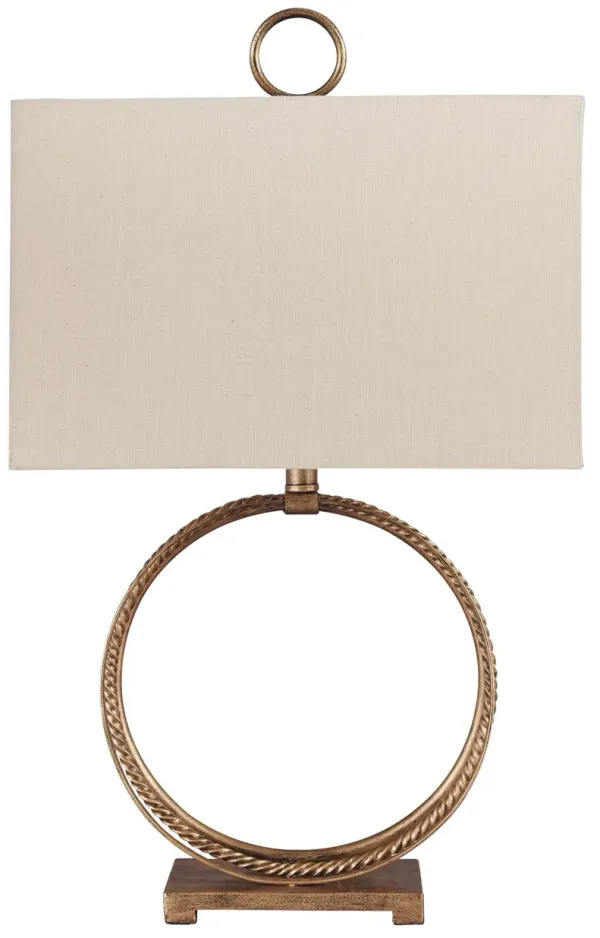 Mahala - Antique Gold Finish - Metal Table Lamp