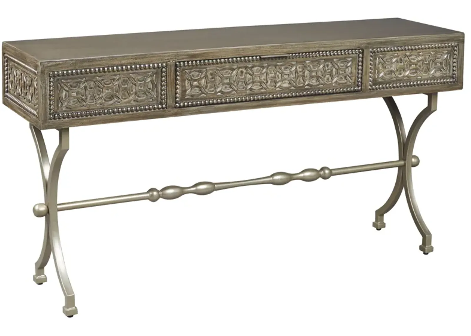 Quinnland - Antique Black - Console Sofa Table