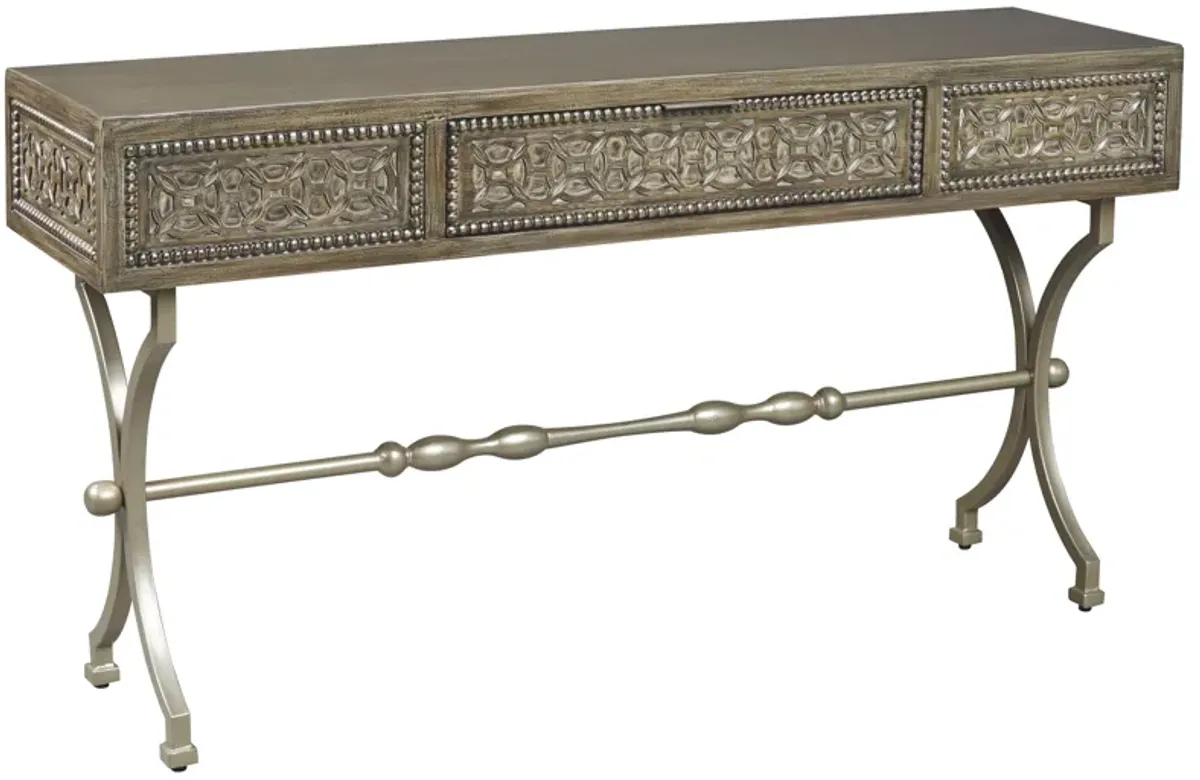 Quinnland - Antique Black - Console Sofa Table