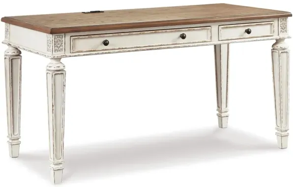 Realyn - Light Brown - Home Office Desk