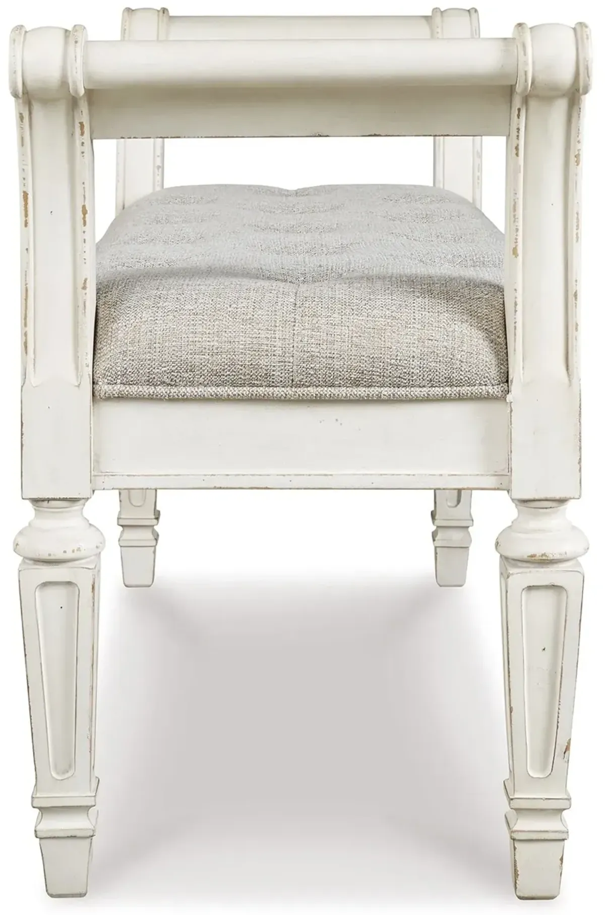 Realyn - Accent Bench - Antique White