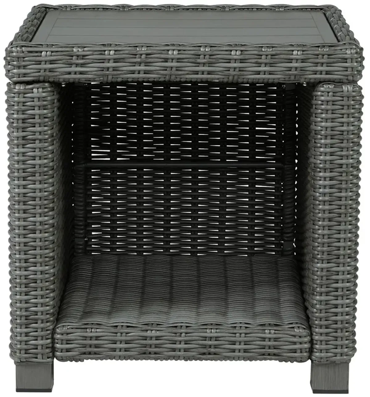 Elite Park - Gray - Square End Table