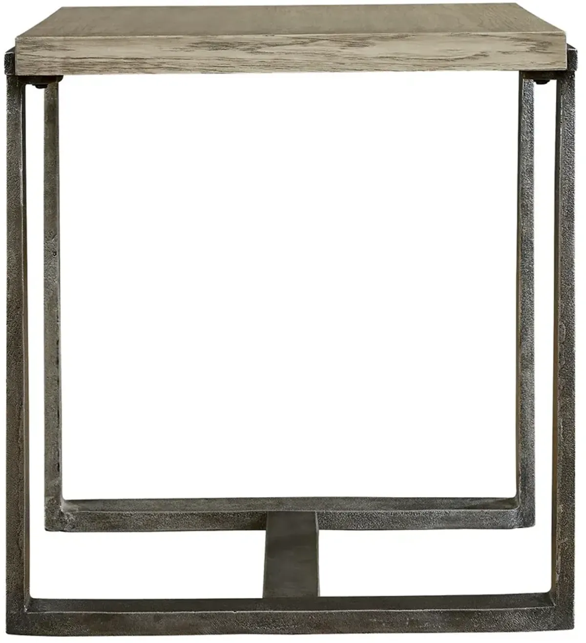 Dalenville - Gray - Rectangular End Table