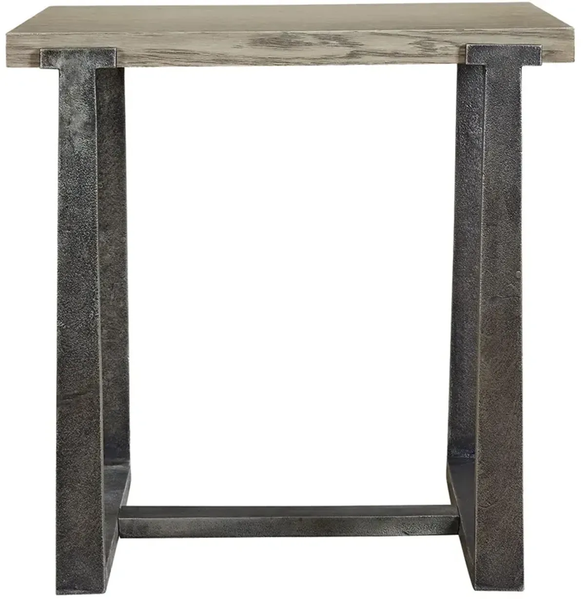 Dalenville - Gray - Rectangular End Table