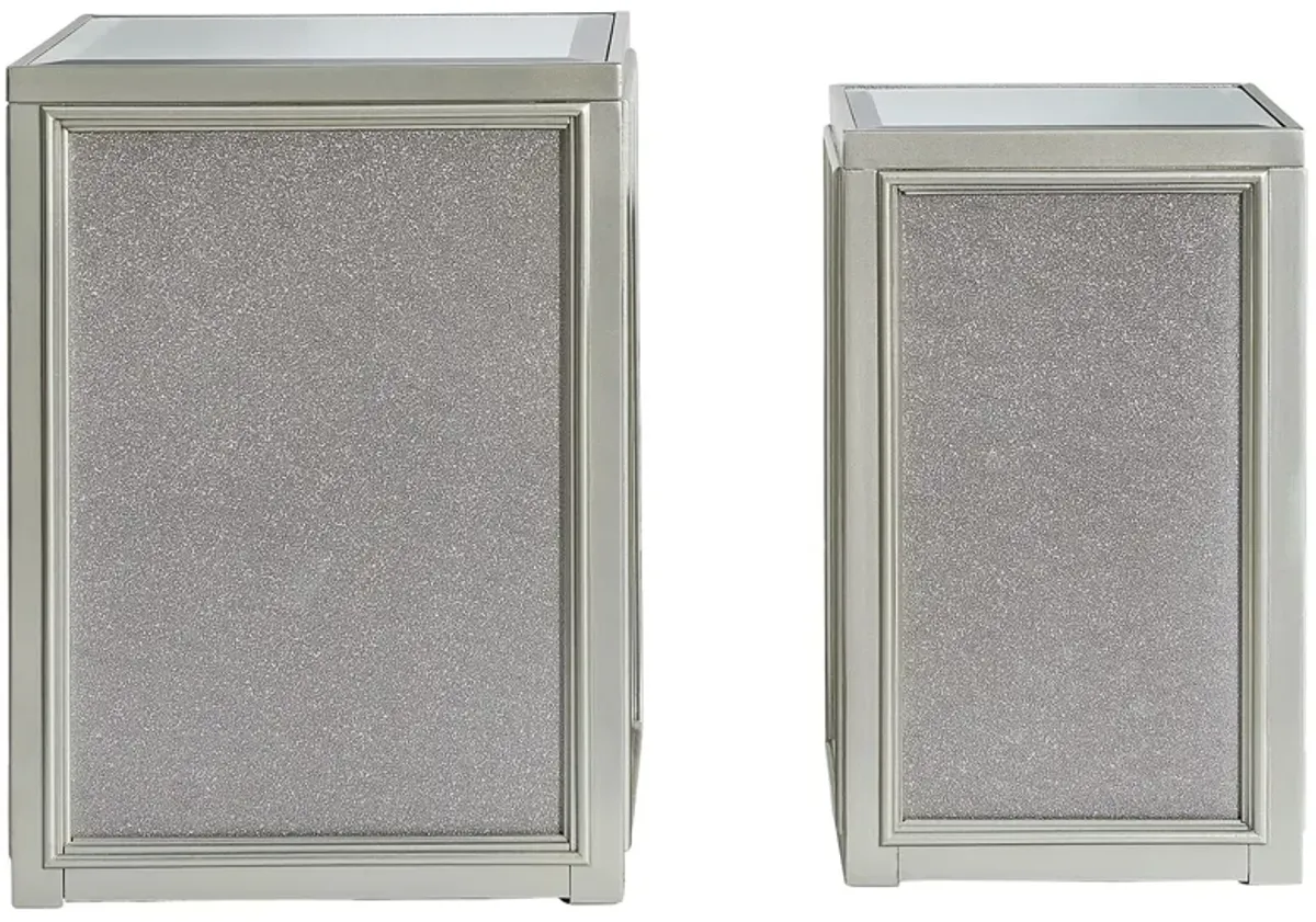 Traleena - Nesting End Tables (Set of 2) - Silver Finish
