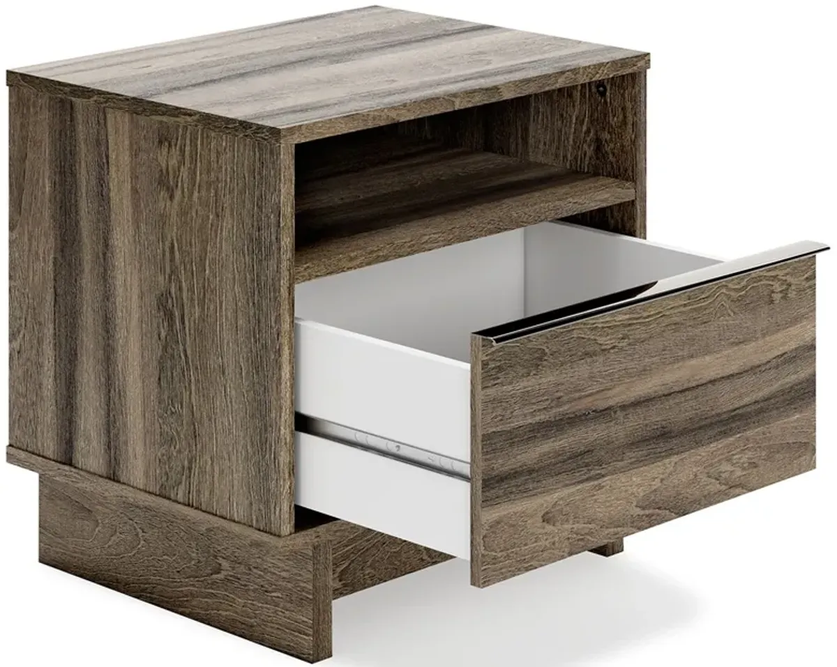 Shallifer - Brown - One Drawer Night Stand