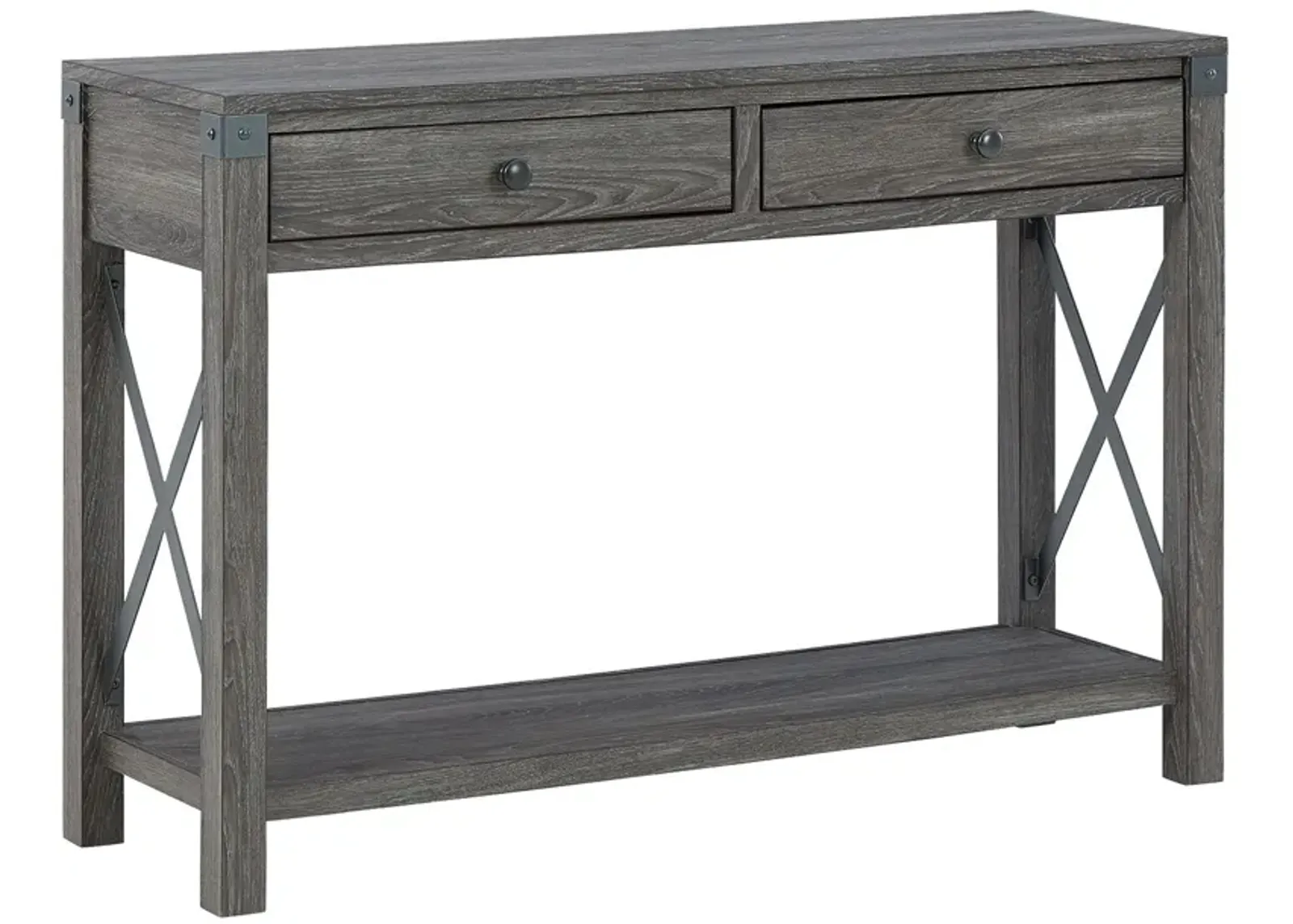 Freedan - Grayish Brown - Console Sofa Table