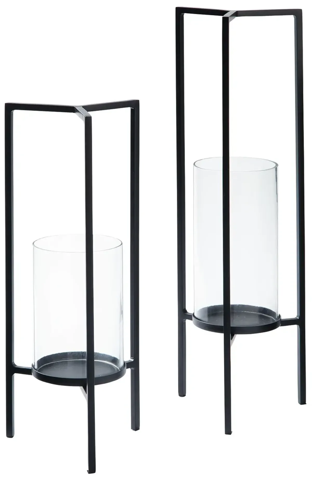 Ginette - Black - Candle Holder Set (Set of 2)