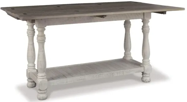 Havalance - Flip Top Sofa Table - Gray / White