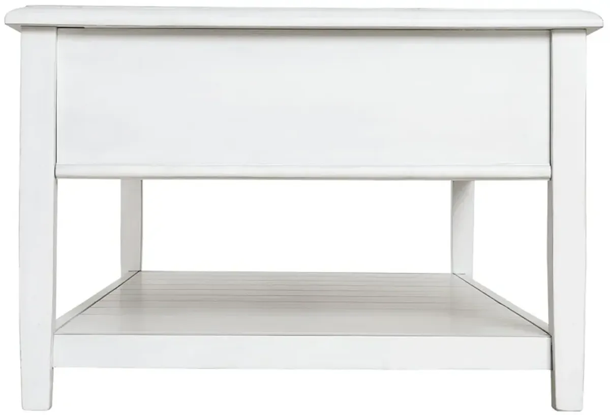 Kanwyn - Whitewash - Rectangular Cocktail Table