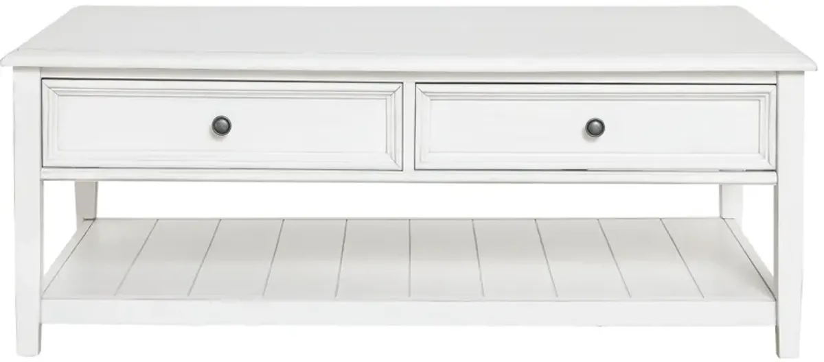 Kanwyn - Whitewash - Rectangular Cocktail Table