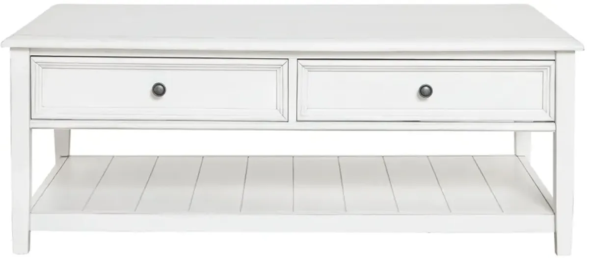 Kanwyn - Whitewash - Rectangular Cocktail Table