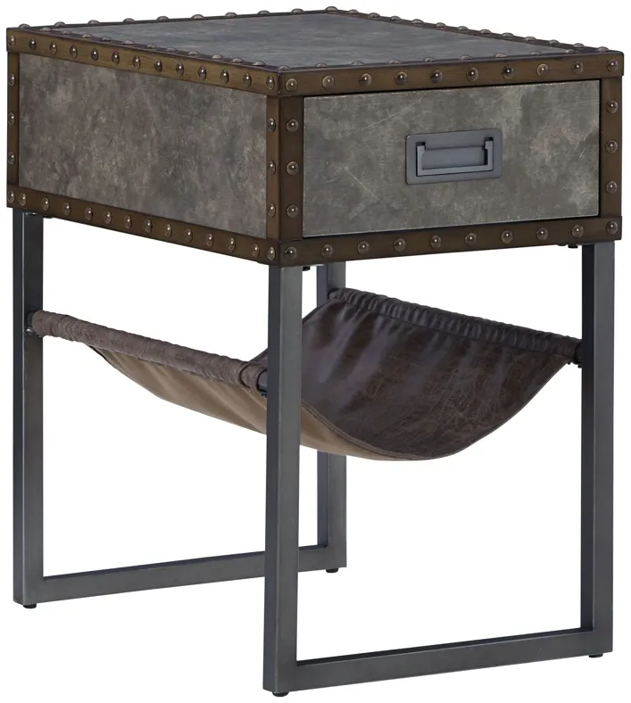 Derrylin - Brown - Chair Side End Table