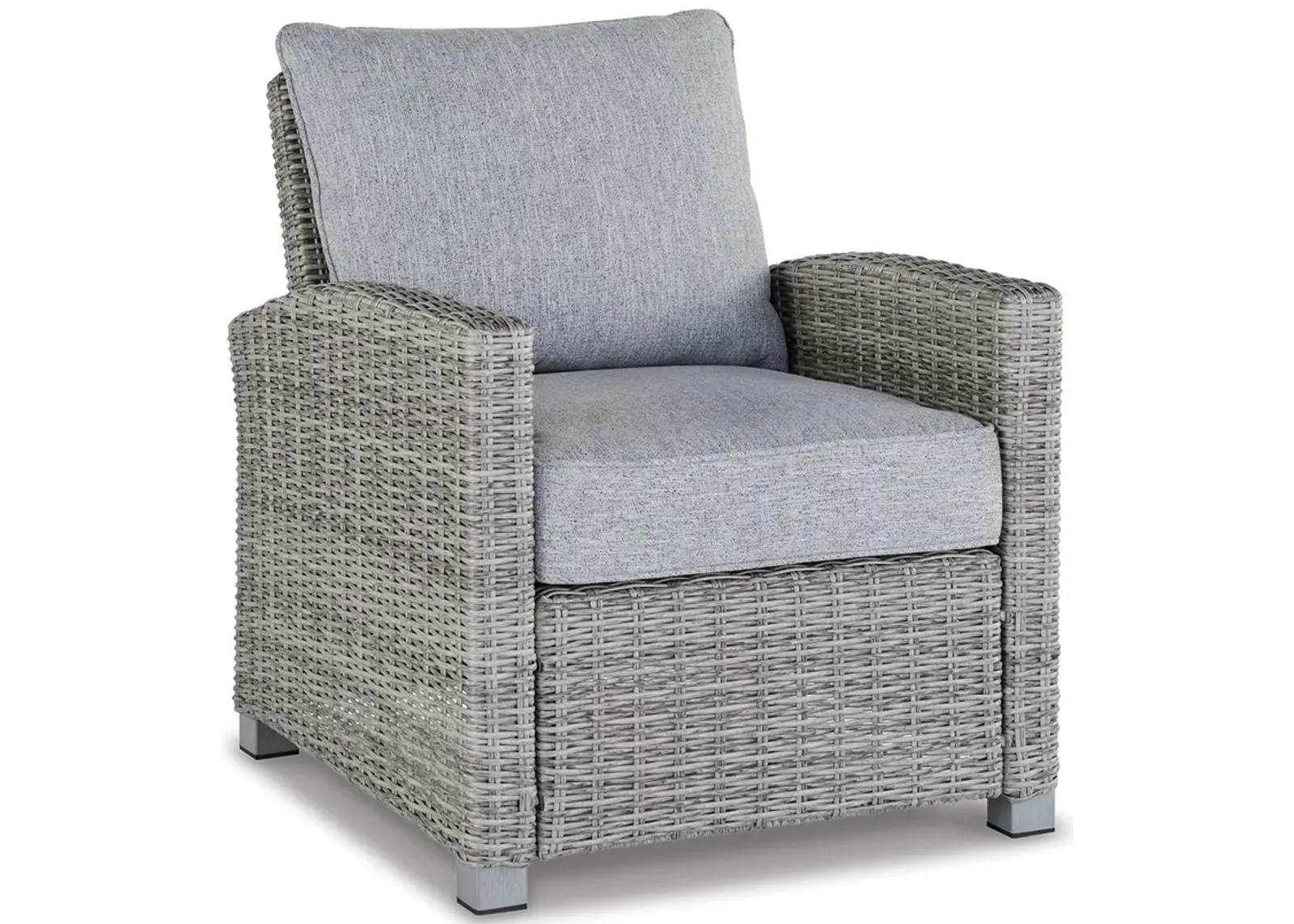 Naples Beach - Light Gray - Lounge Chair W/Cushion