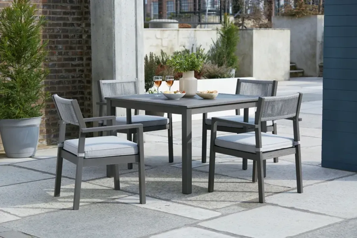 Eden Town - Gray - 5 Pc. - Dining Set