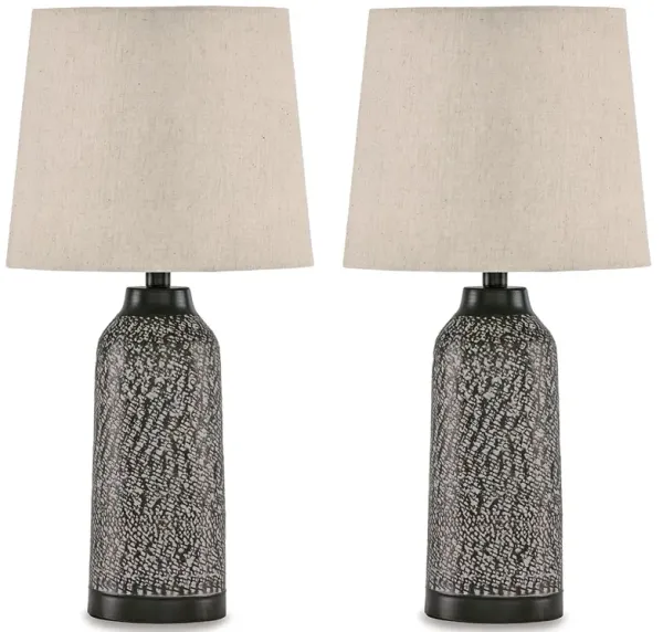 Lanson - Antique Bronze Finish - Metal Table Lamp (Set of 2)