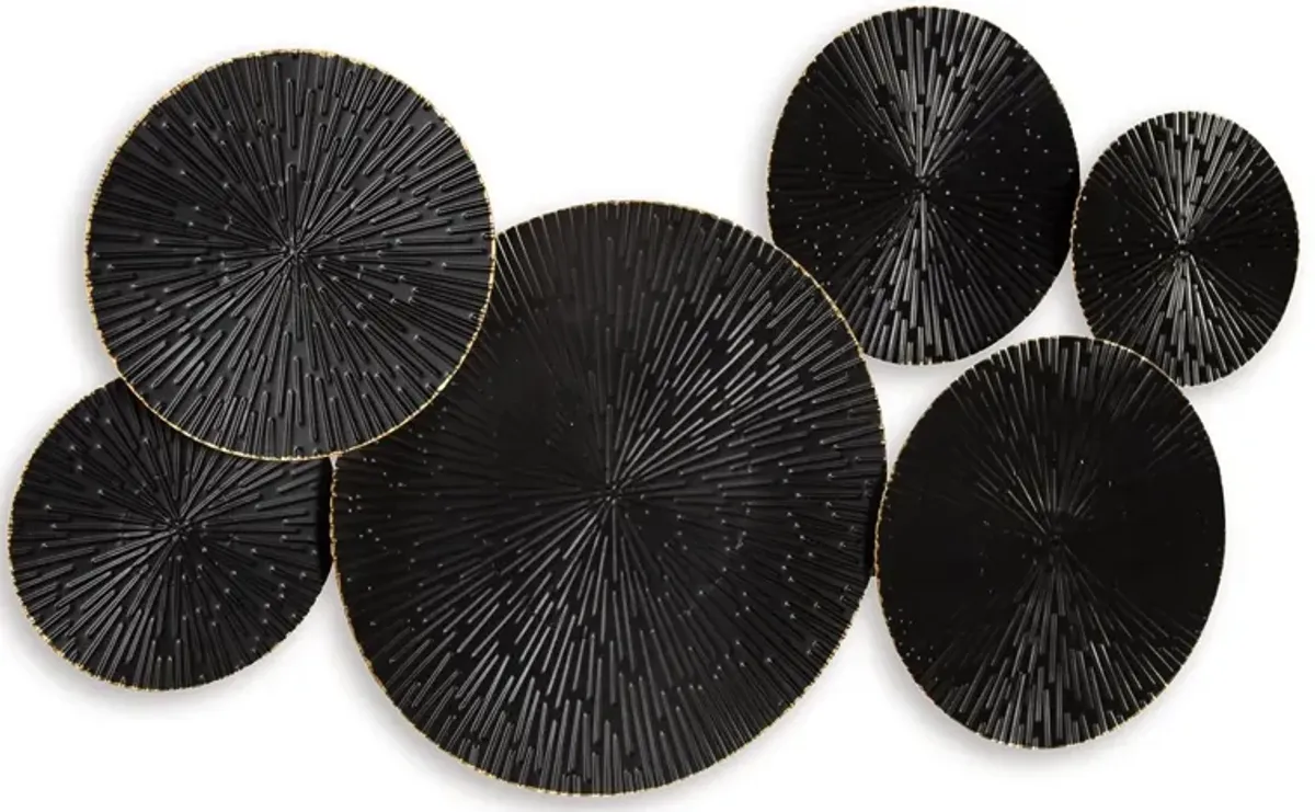 Rhetlen - Black / Gold Finish - Wall Decor