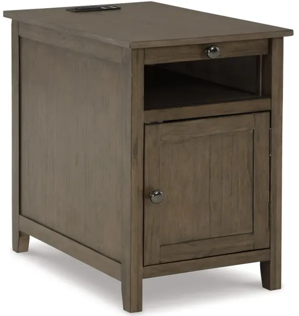 Treytown - Grayish Brown - Chair Side End Table