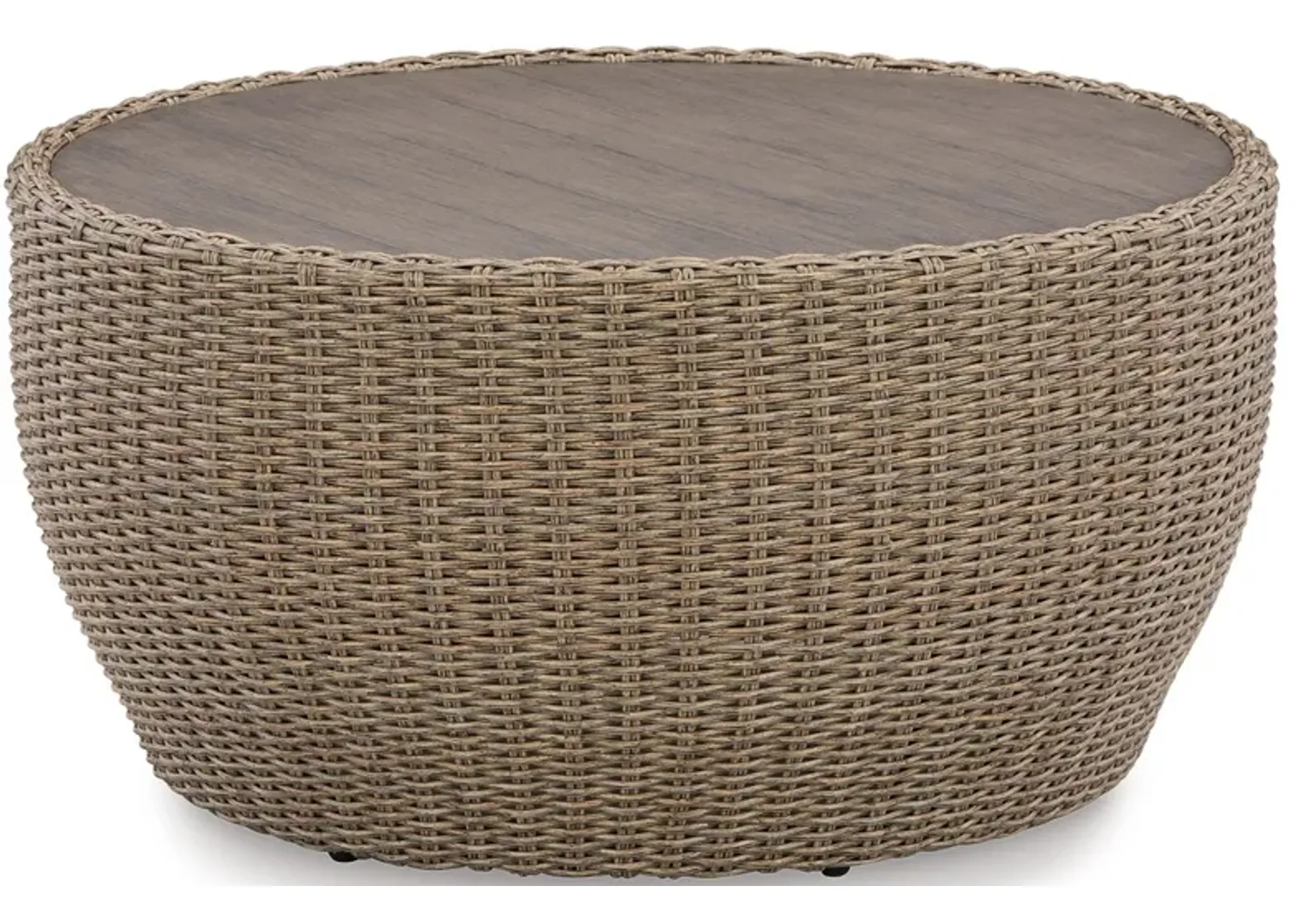 Danson - Beige - Round Cocktail Table