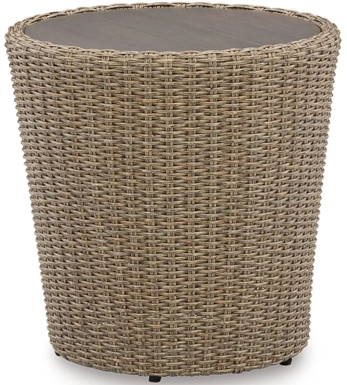 Danson - Round End Table - Beige