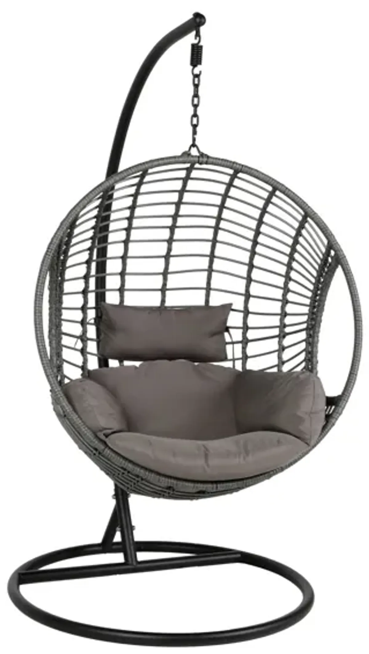 3 PIECE OUTDOOR BASKET SWING CHAIR SET