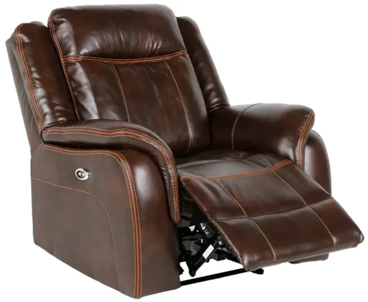 3 Piece Living Room Set: Power Reclining Sofa, Power Reclining Chair, Stationary Loveseat