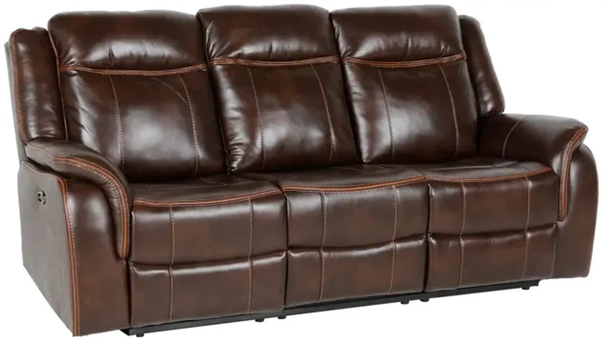 3 Piece Living Room Set: Power Reclining Sofa, Power Reclining Chair, Stationary Loveseat