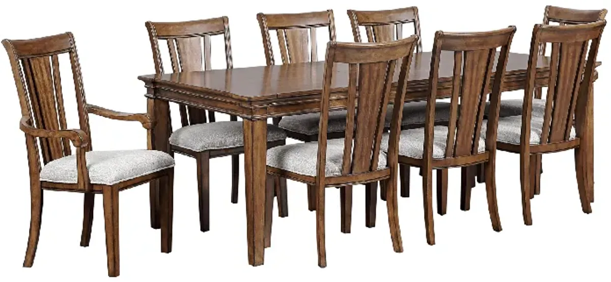 9 PIECE DINING ROOM SET