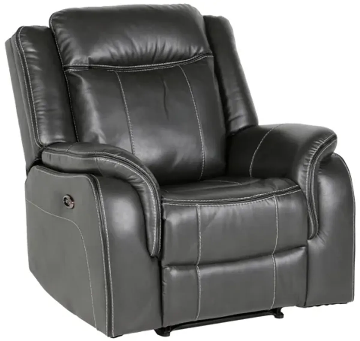 3 Piece Living Room Set: Power Reclining Sofa, Power Reclining Chair, Stationary Loveseat