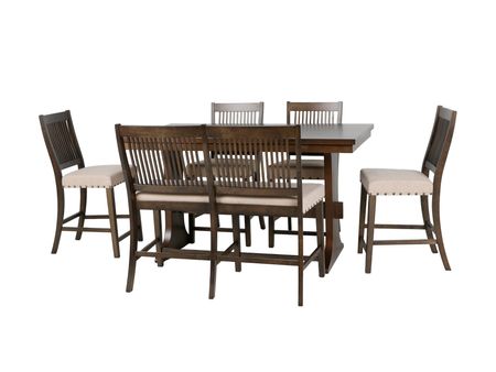 6 Piece Counter Height Dining Room Set