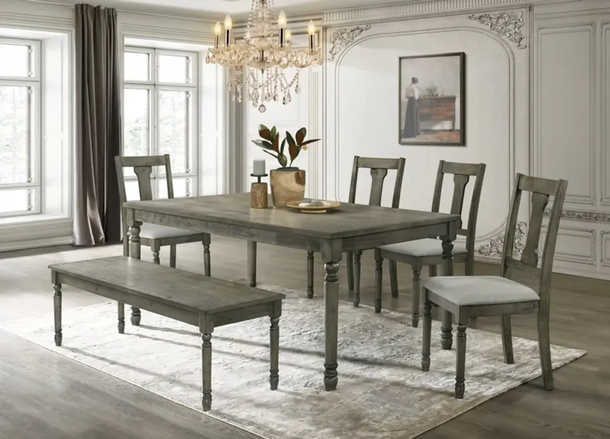 6 PIECE DINING SET